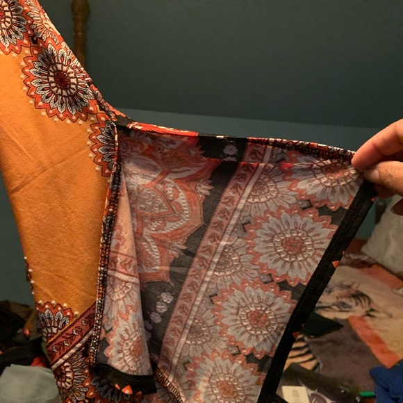 Women tunic top great color cap sleeve - Picture 6 of 6